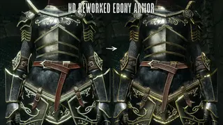 HD Reworked Ebony Armor — Обновлённая Эбонитовая Броня