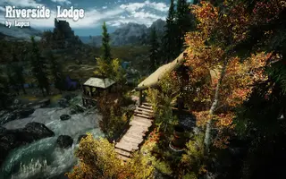 Riverside Lodge — живописный дом у реки рядом с Вайтраном