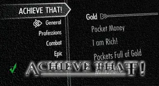 Achieve That! — Новая система достижений и бонусов в Skyrim