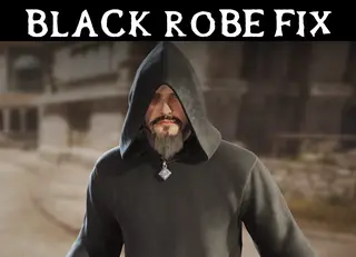 Black Robe Texture Fix – исправление текстур чёрной мантии