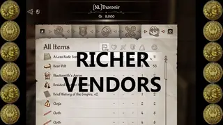 Richer Vendors — торговцы с нормальным количеством золота