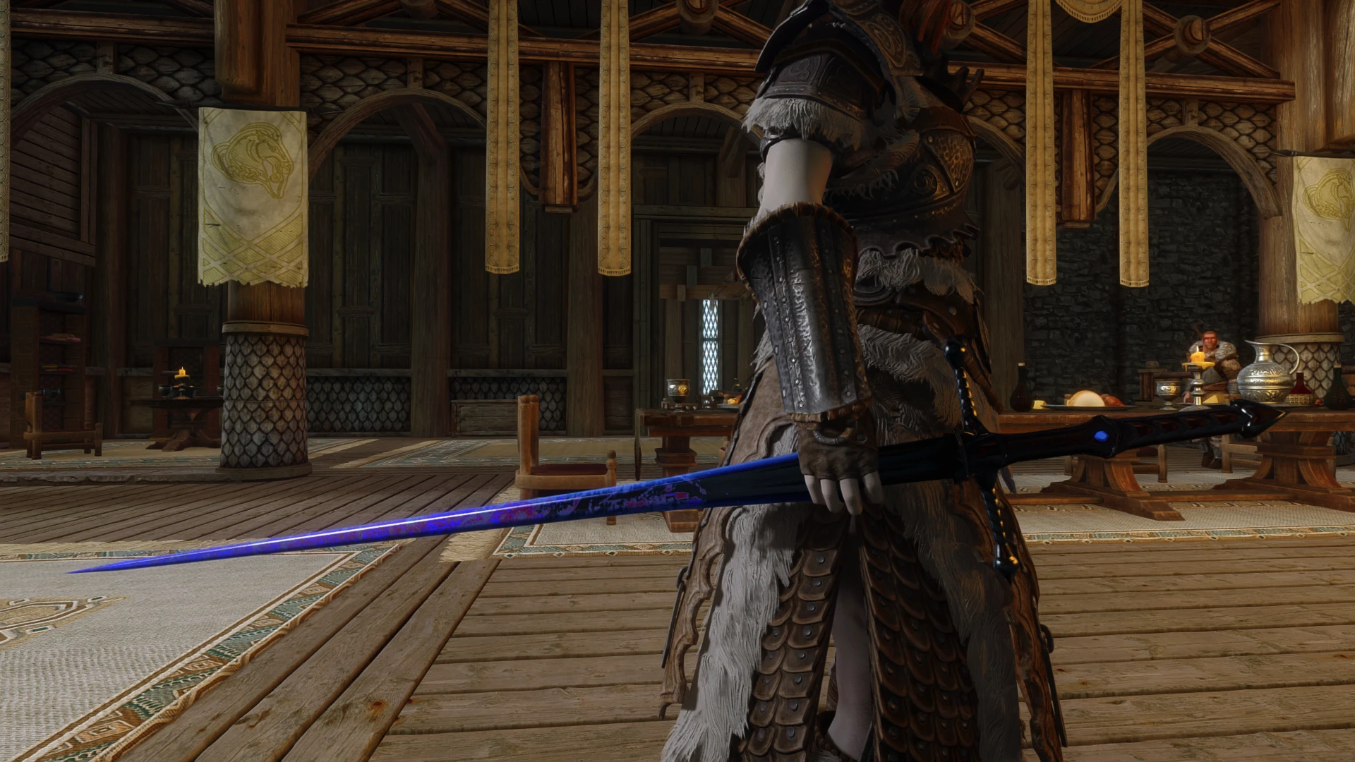 Dragon Fang LE — даэдрический меч для Skyrim LE