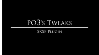 powerofthree's Tweaks